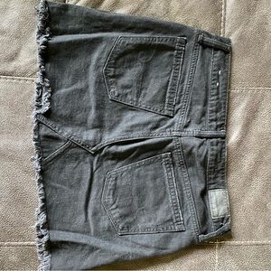 Black AEO jean skirt